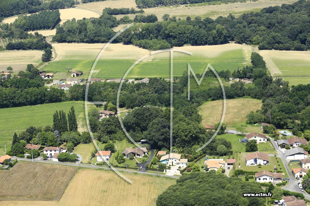 Photo arienne de Prchacq-les-Bains
