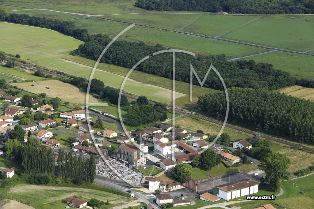 Photo arienne de Rivire-Saas-et-Gourby (Rivire)