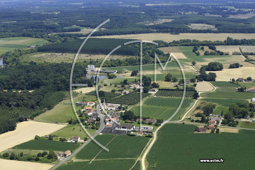 Photo arienne de Saint-Jean-de-Lier