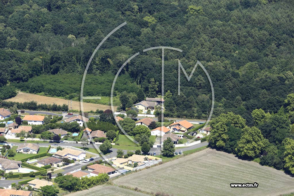 Photo arienne de Saint-Vincent-de-Paul (Buglose)