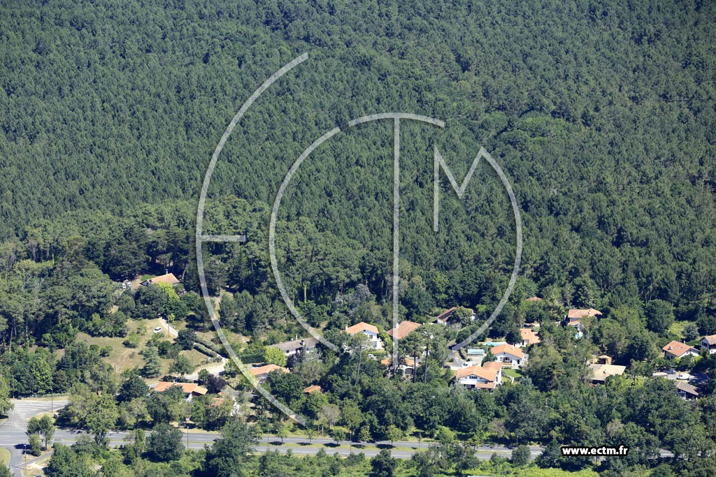 Photo arienne de Moliets-et-Maa (le Houron)