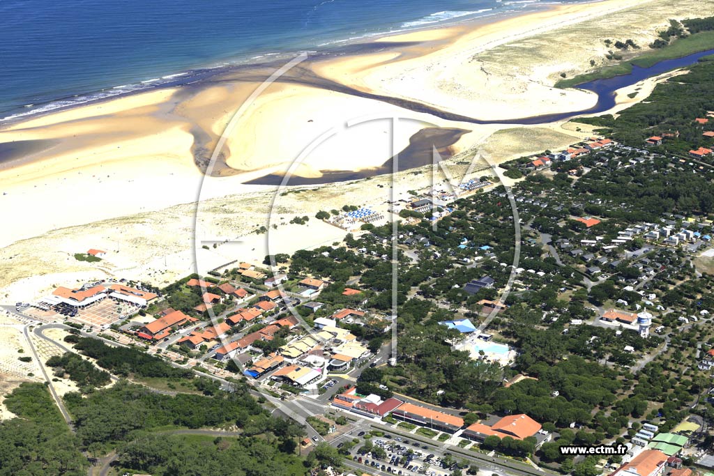 Photo arienne de Moliets-et-Maa (Plage de Moliets)