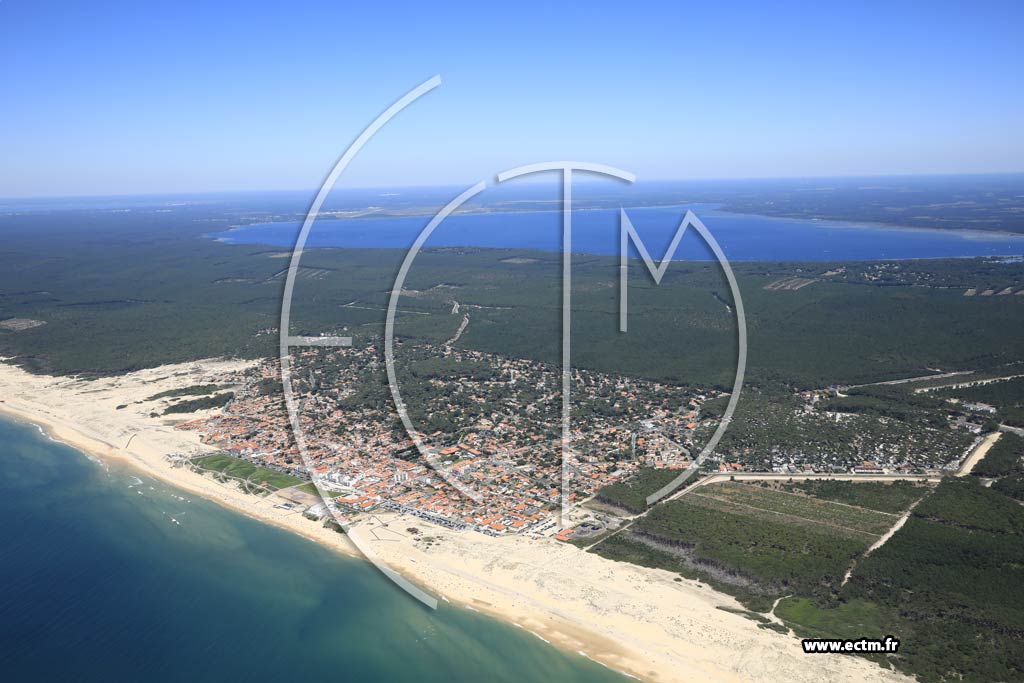 Photo arienne de Biscarrosse (Biscarosse Plage)