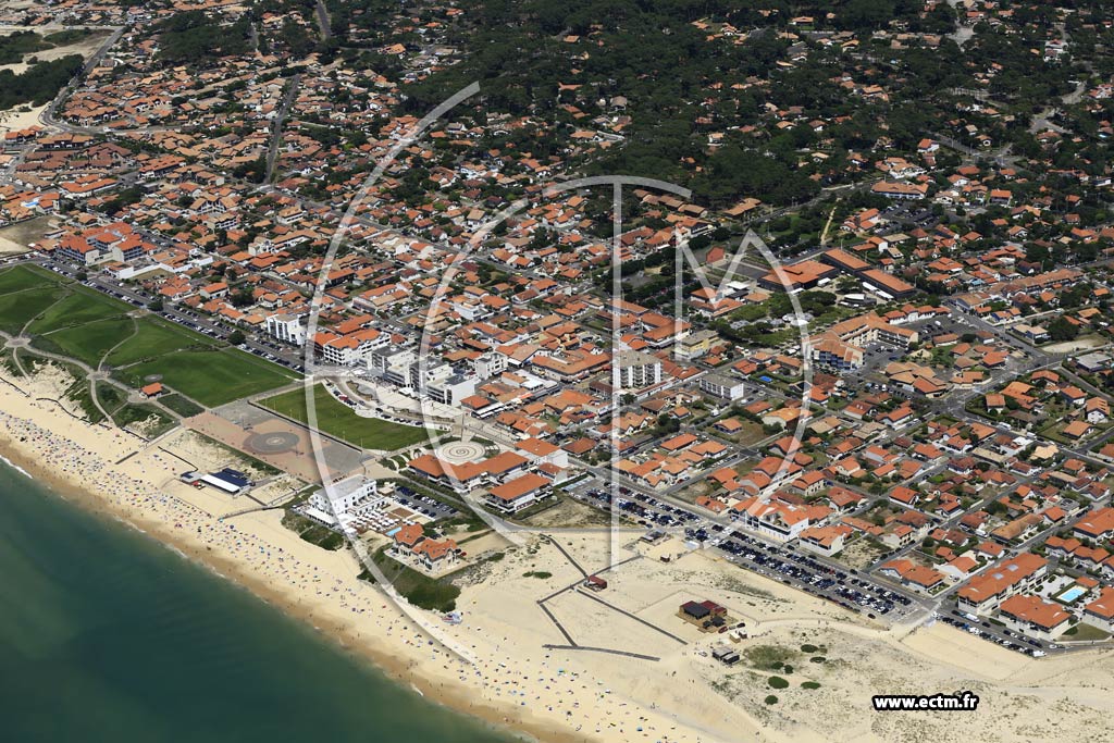 Photo arienne de Biscarrosse (Biscarosse Plage)
