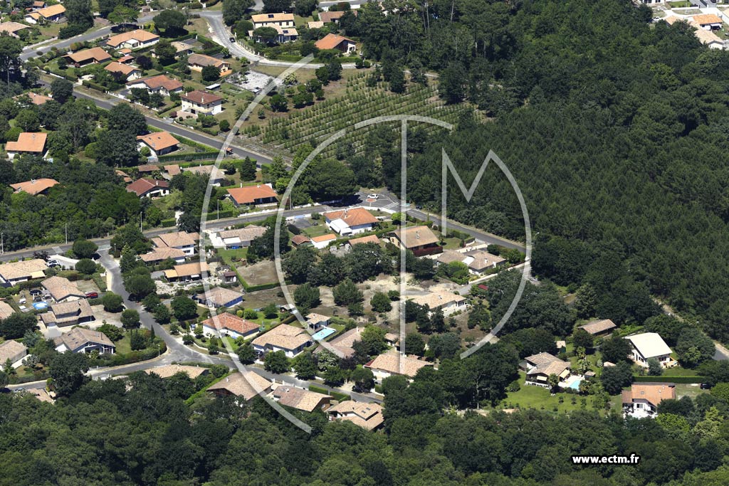 Photo arienne de Sanguinet (Lapirou)