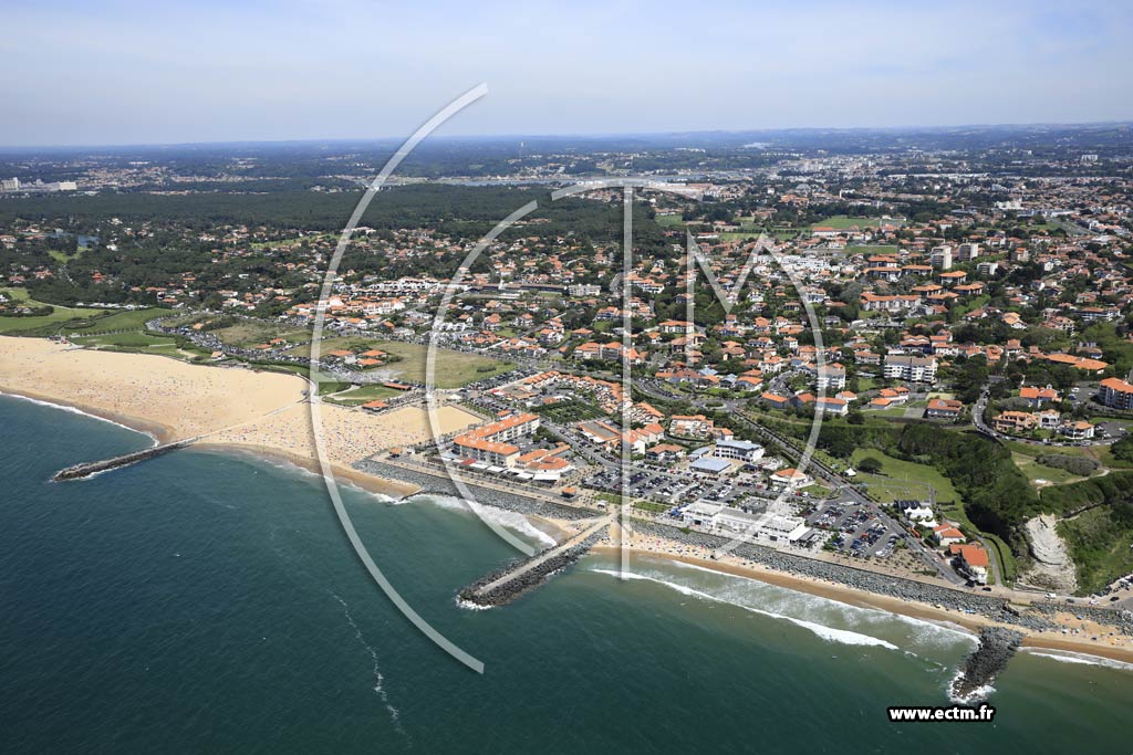Photo arienne de Anglet
