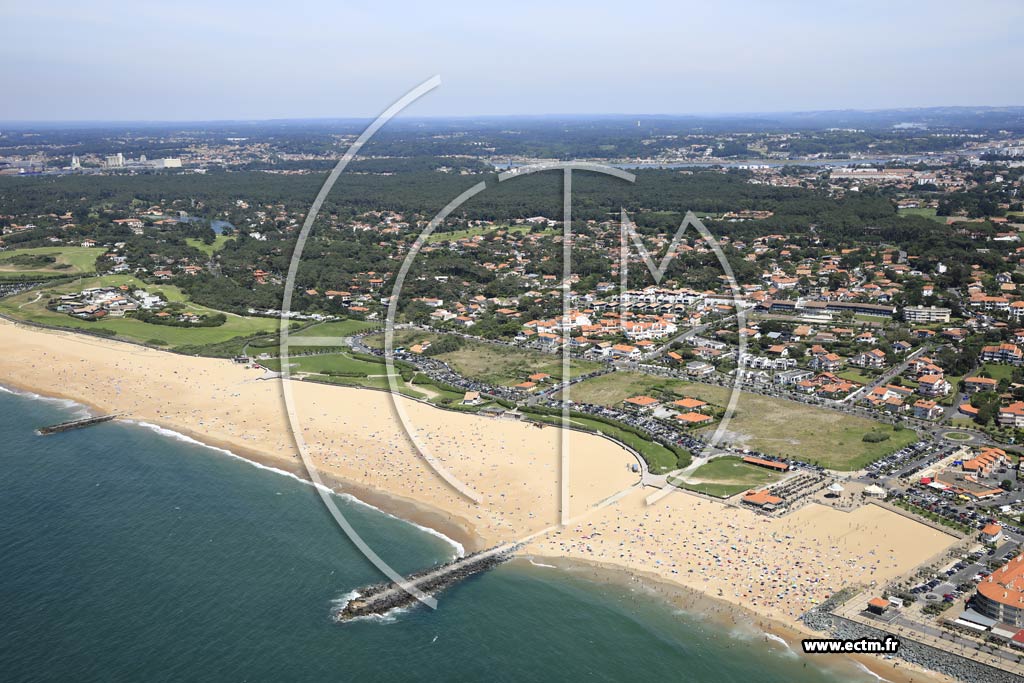 Photo arienne de Anglet
