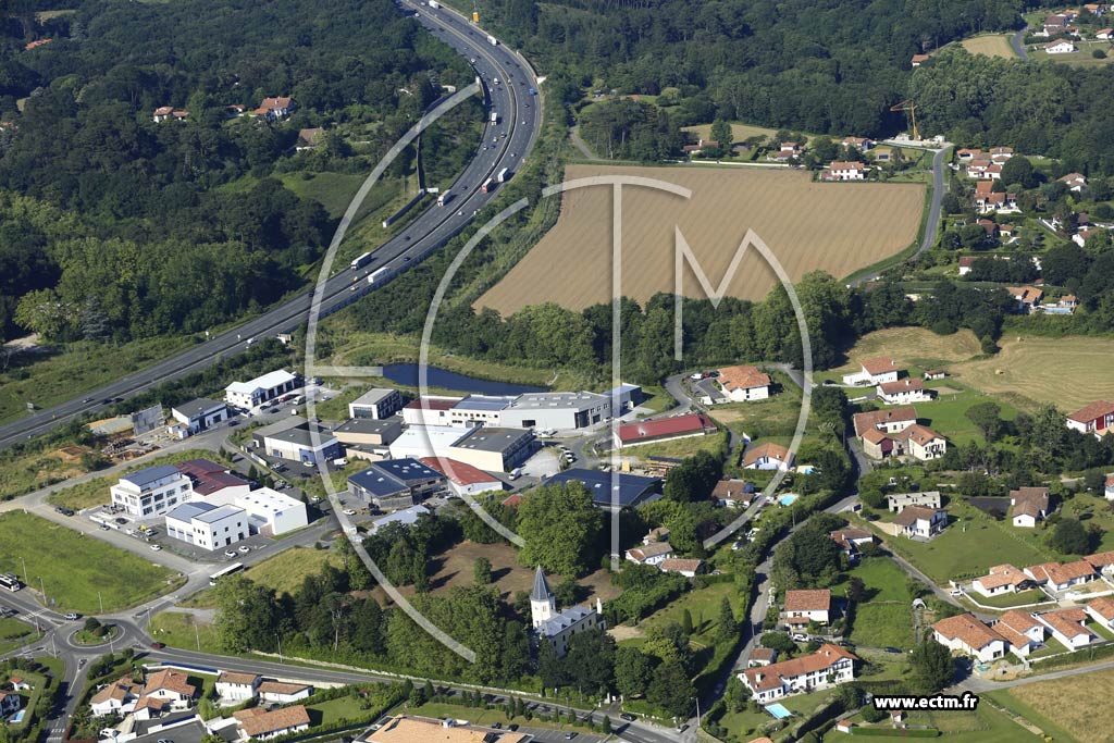 Photo arienne de Arbonne (le Pouy)