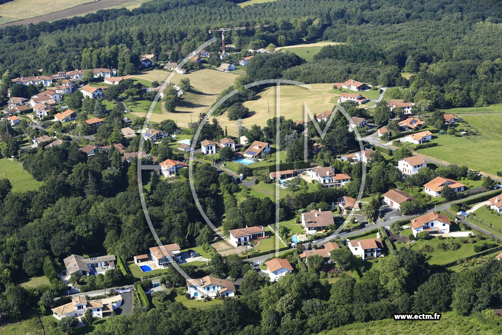 Photo arienne de Arbonne (Mestelanea)