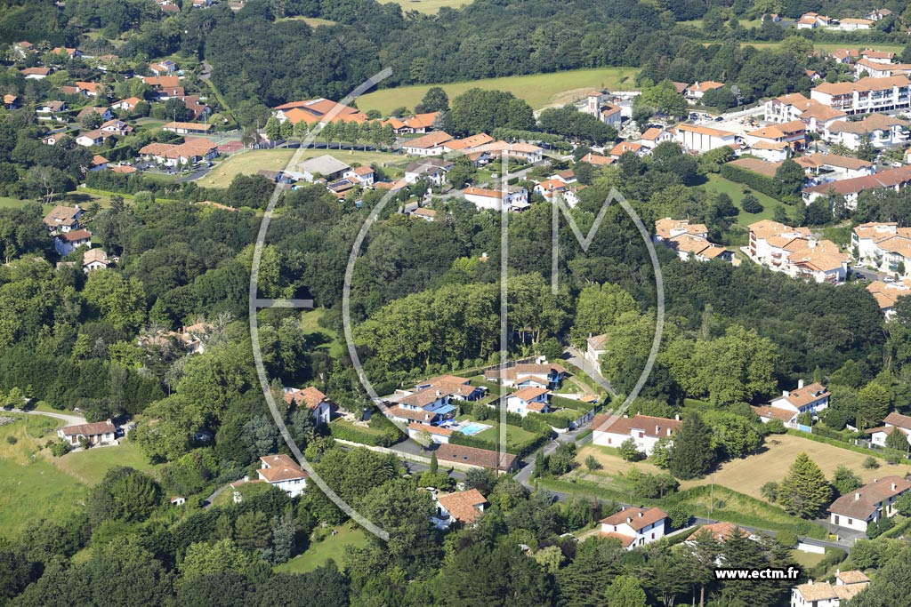 Photo arienne de Arcangues (Arjeluz)