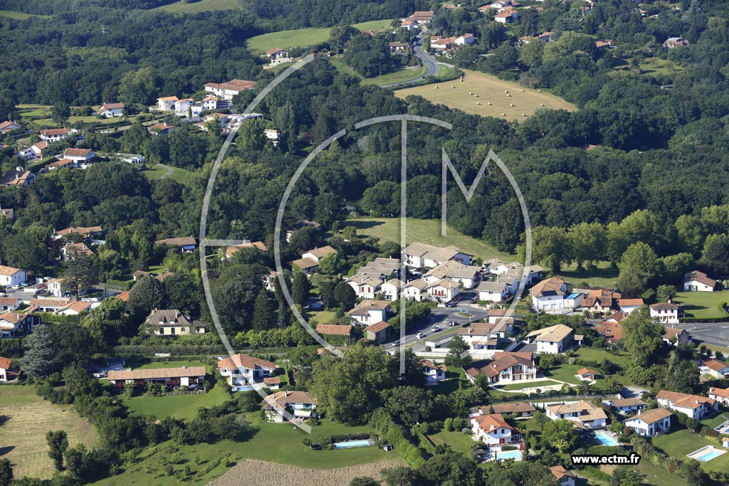 Photo arienne de Arcangues (Arjeluz)