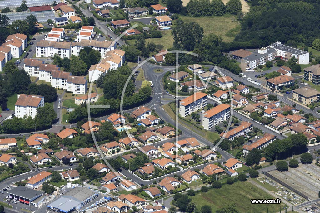 Photo arienne de Bayonne (Sainsontan)