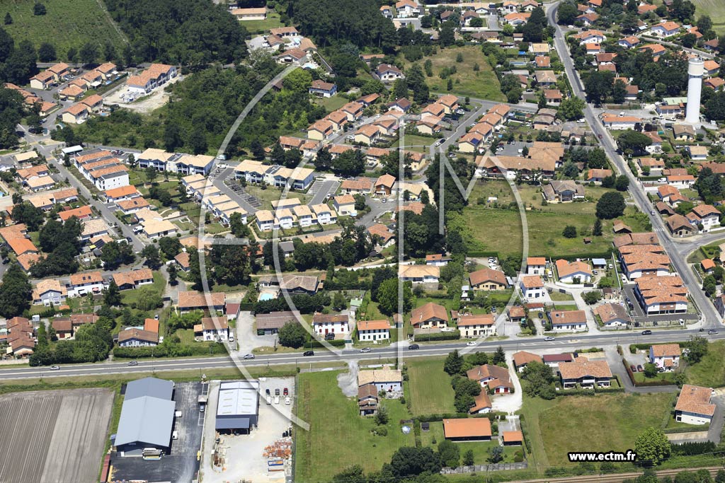 Photo arienne de Bnesse-Maremne (Hontarrde)