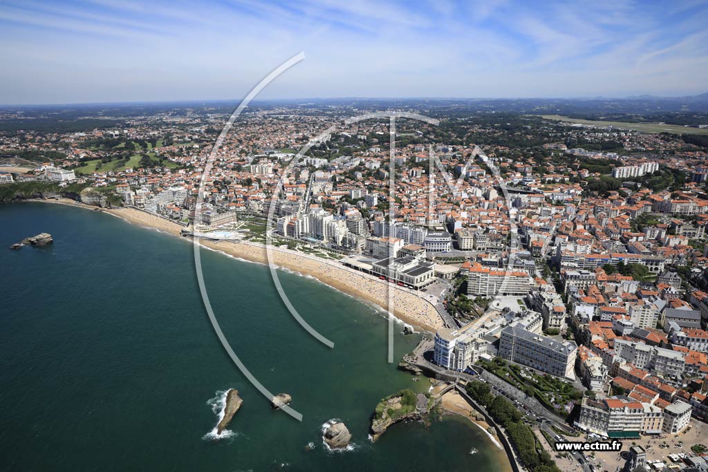 Photo arienne de Biarritz