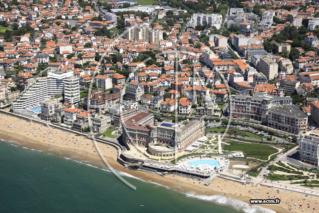Photo arienne de Biarritz