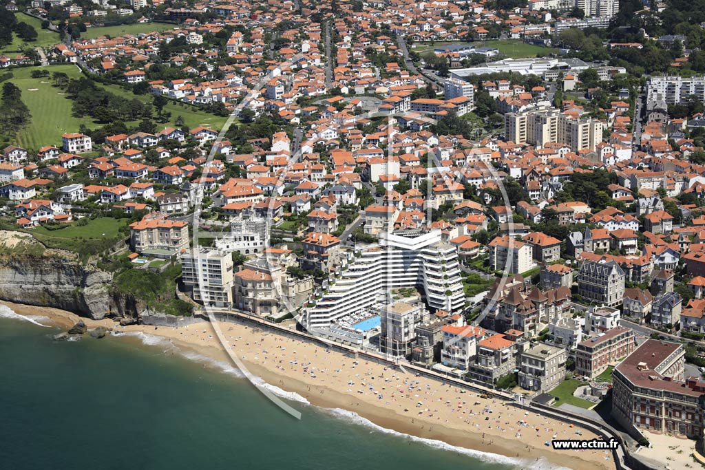 Photo arienne de Biarritz