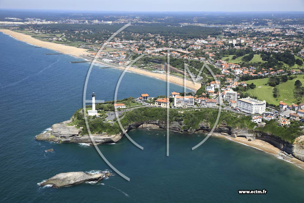 Photo arienne de Biarritz