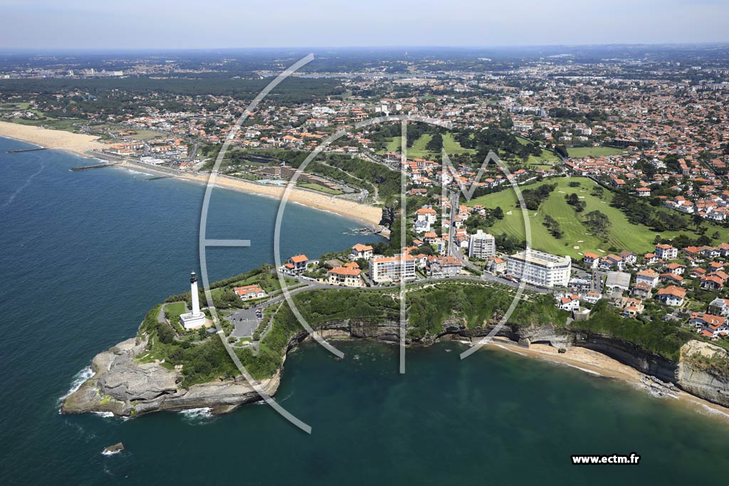 Photo arienne de Biarritz