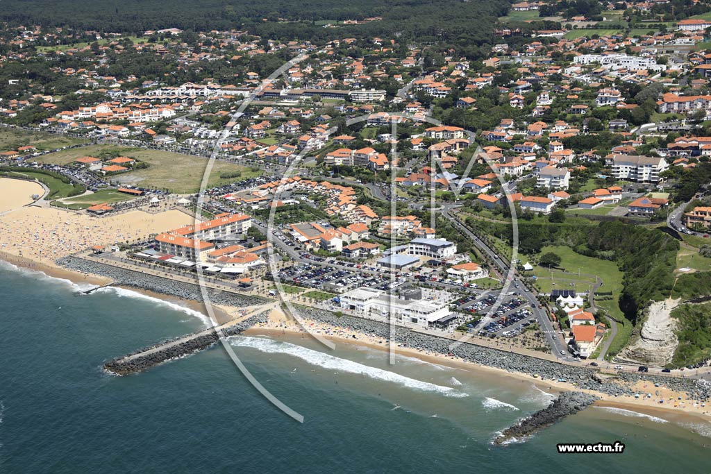 Photo arienne de Biarritz
