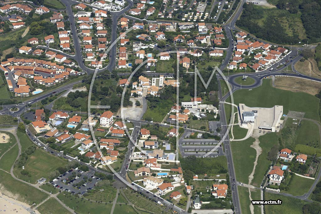 Photo arienne de Biarritz (Ilbarritz)