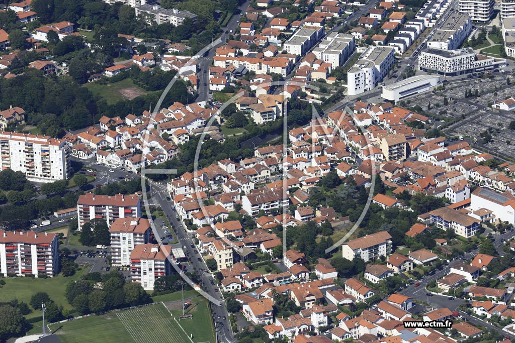 Photo arienne de Biarritz (Saint-Martin)