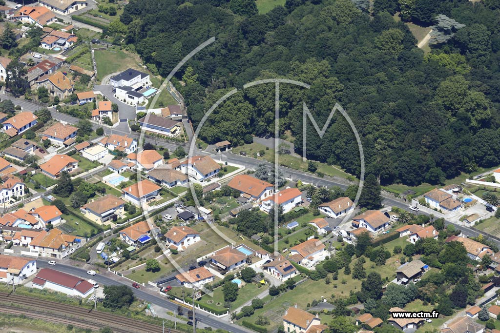 Photo arienne de Boucau (Saint-Gobain)