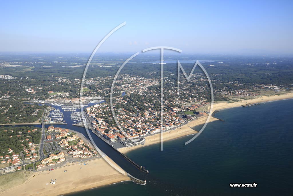 Photo arienne de Capbreton