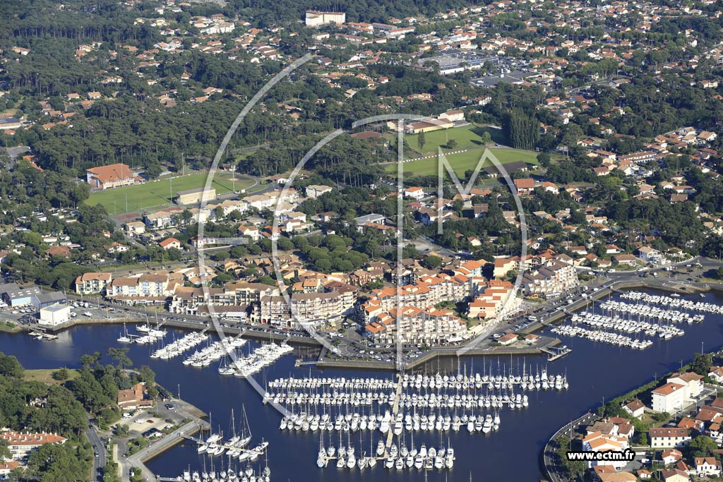 Photo arienne de Capbreton (Port de Capbreton)