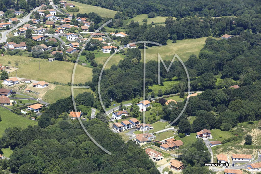 Photo arienne de Lahonce (Landaburu)