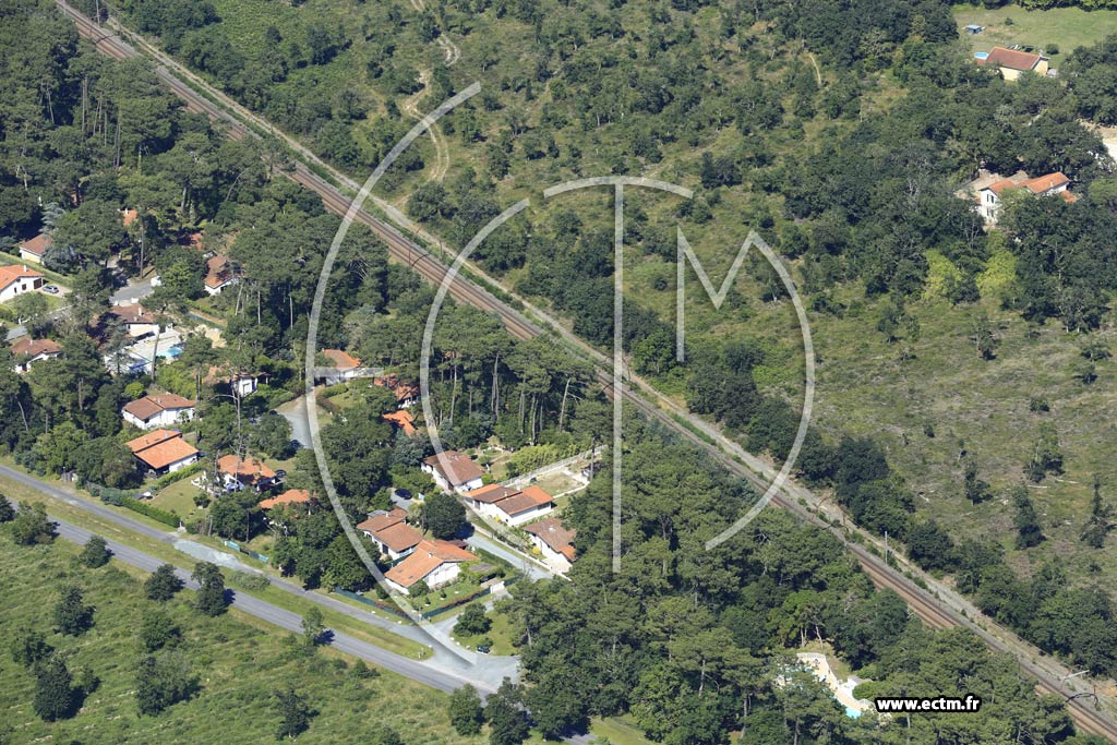 Photo arienne de Ondres (les Pins d'Ondres)