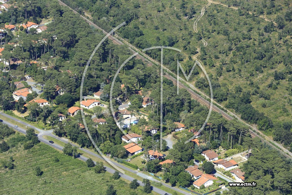 Photo arienne de Ondres (les Pins d'Ondres)