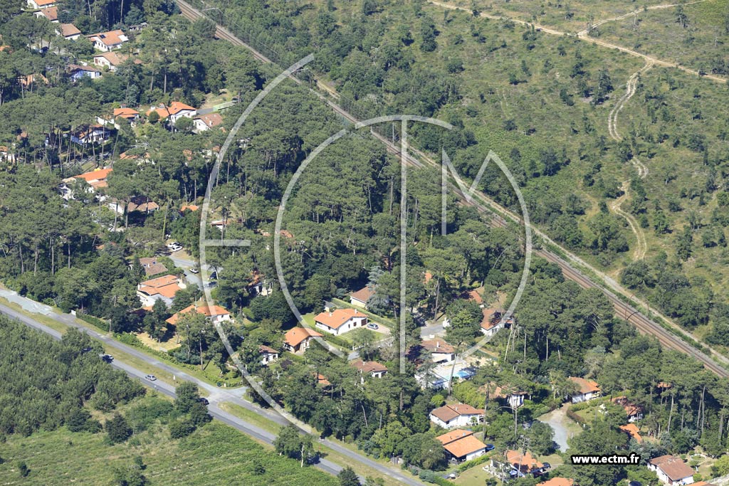 Photo arienne de Ondres (les Pins d'Ondres)