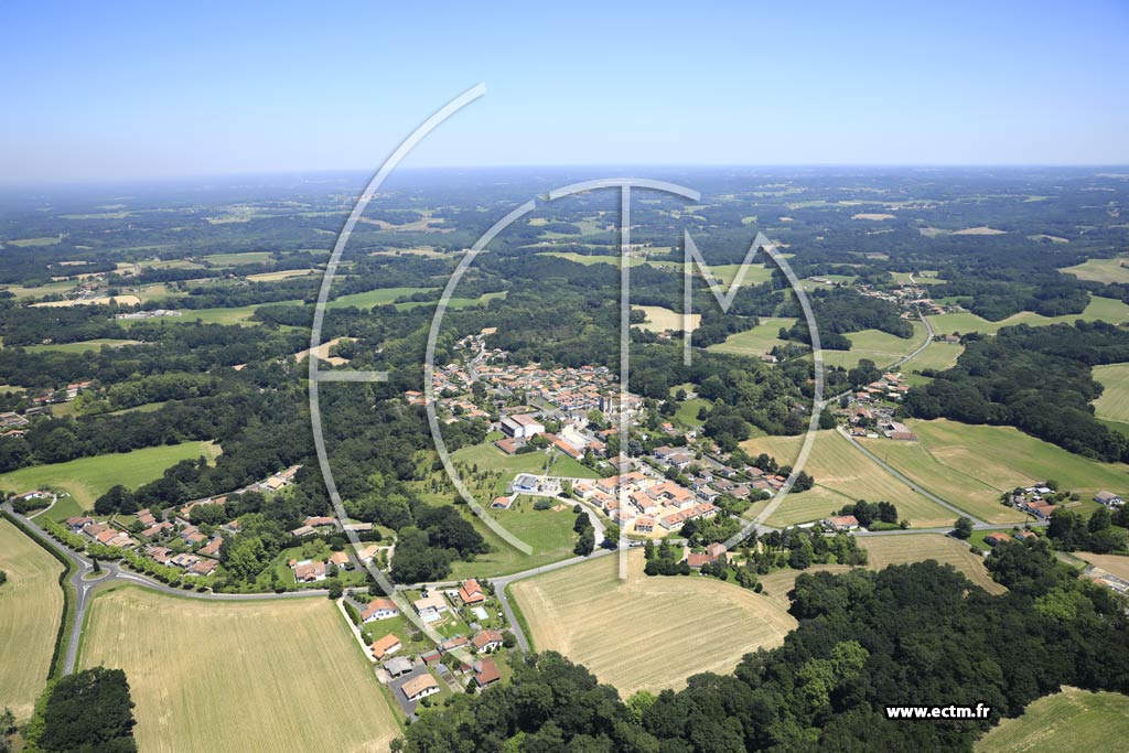Photo arienne de Saint-Andr-de-Seignanx