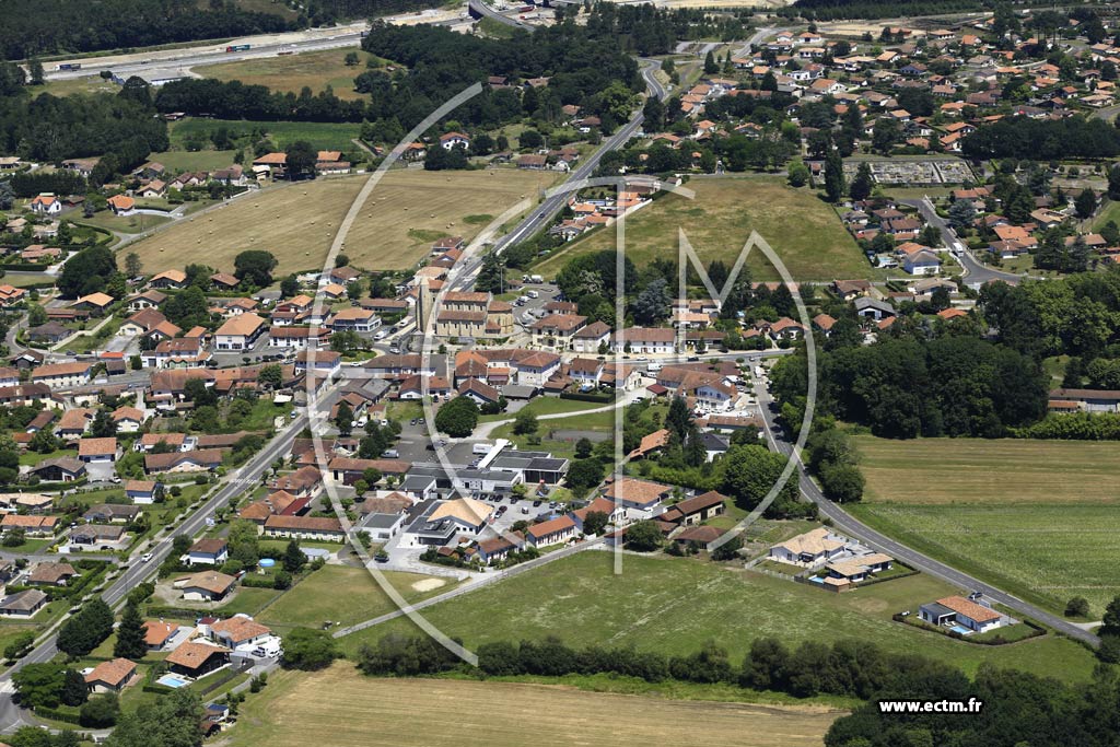 Photo arienne de Saint-Geours-de-Maremne