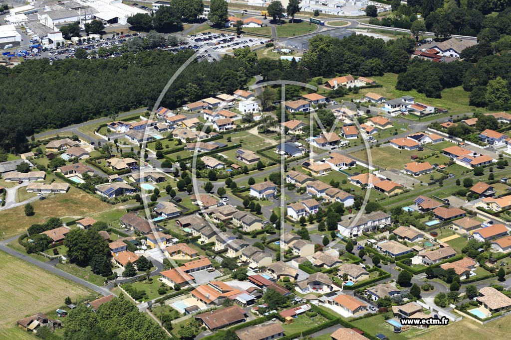 Photo arienne de Saint-Geours-de-Maremne