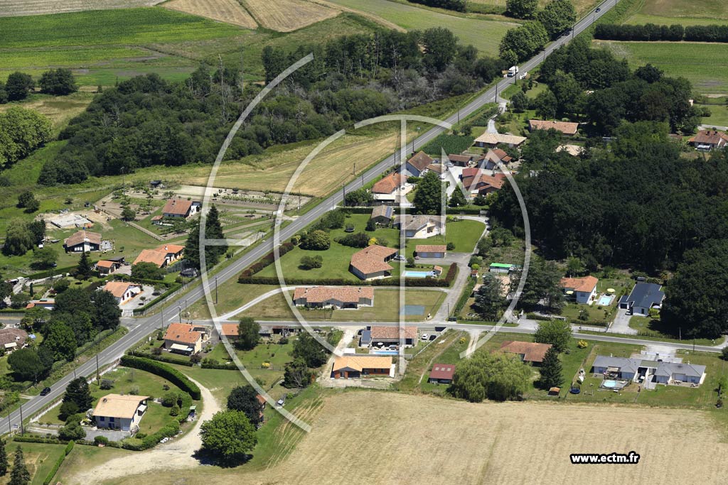 Photo arienne de Saint-Geours-de-Maremne (Lebeyrie)