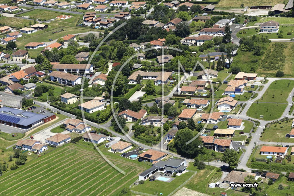 Photo arienne de Saint-Jean-de-Marsacq (Cazaunau)