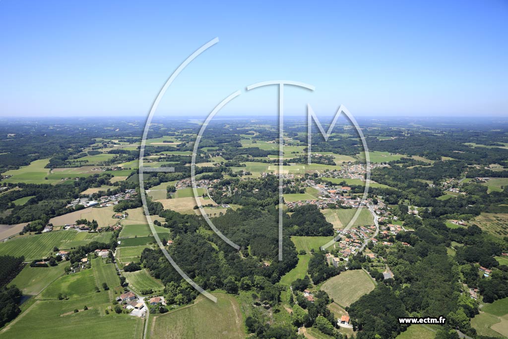 Photo arienne de Saint-Martin-de-Hinx