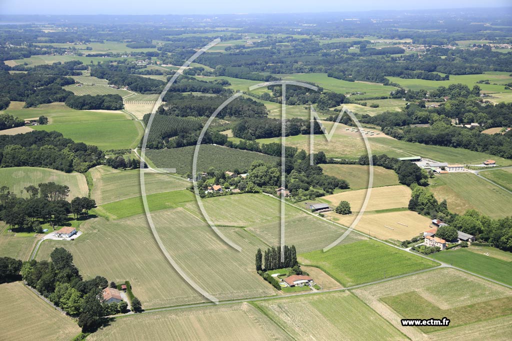 Photo arienne de Saint-Martin-de-Hinx