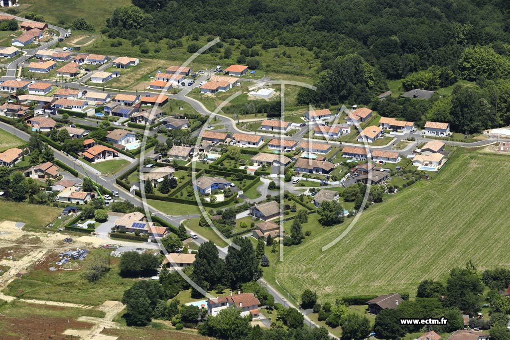 Photo arienne de Saint-Martin-de-Hinx