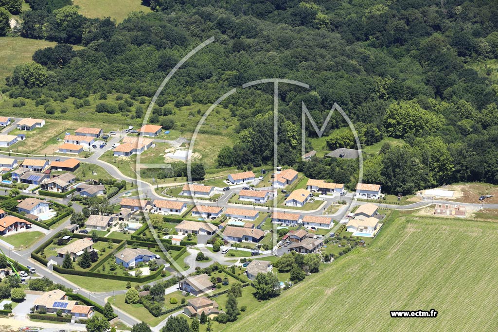 Photo arienne de Saint-Martin-de-Hinx