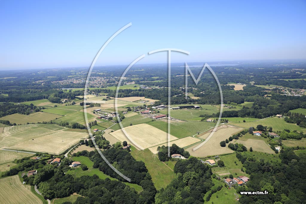 Photo arienne de Saint-Martin-de-Seignanx