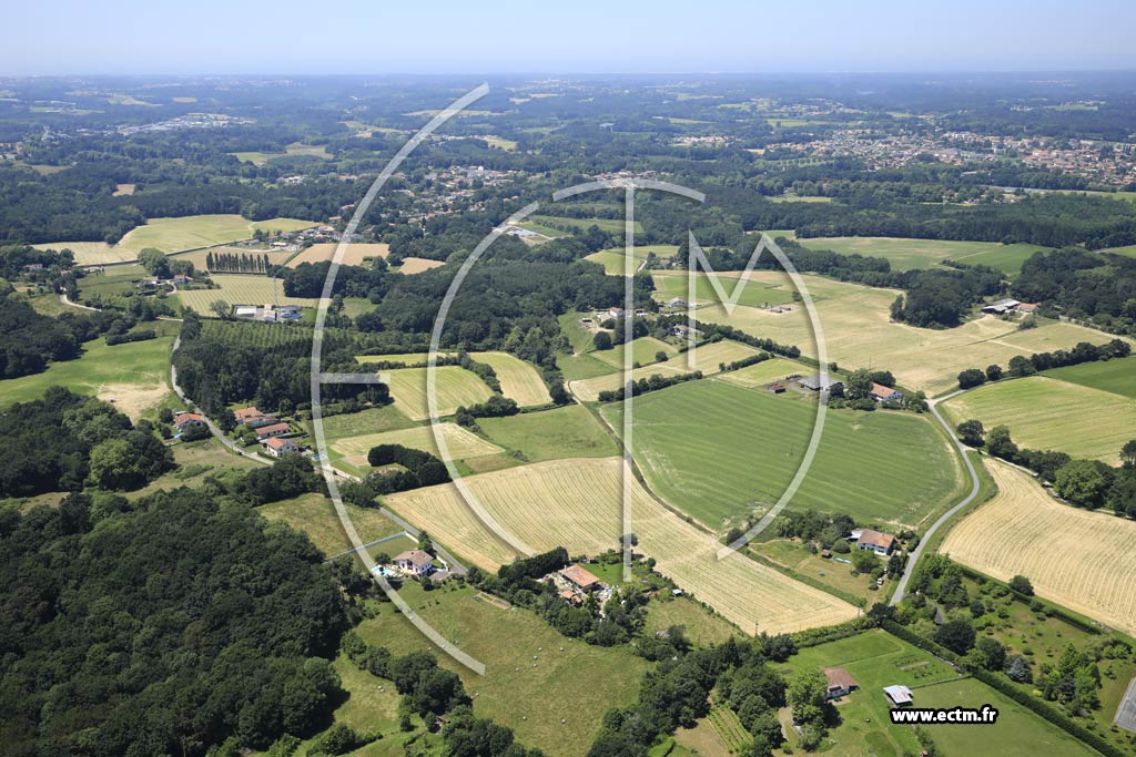 Photo arienne de Saint-Martin-de-Seignanx