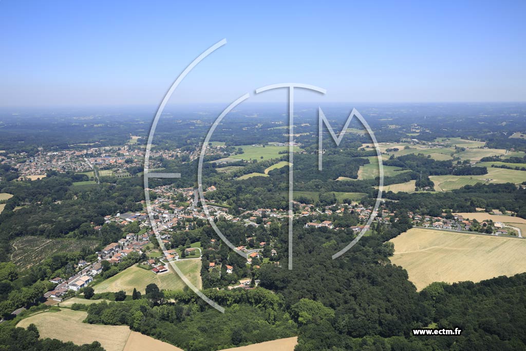 Photo arienne de Saint-Martin-de-Seignanx