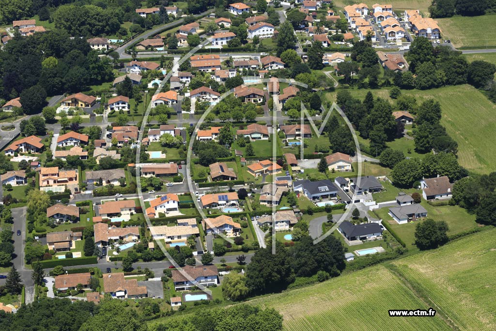 Photo arienne de Saint-Martin-de-Seignanx