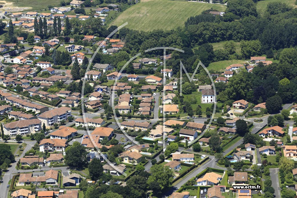 Photo arienne de Saint-Martin-de-Seignanx