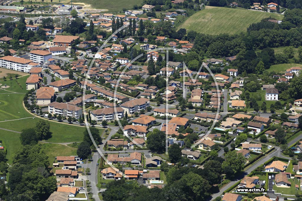 Photo arienne de Saint-Martin-de-Seignanx