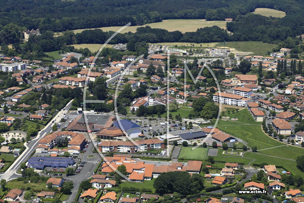 Photo arienne de Saint-Martin-de-Seignanx