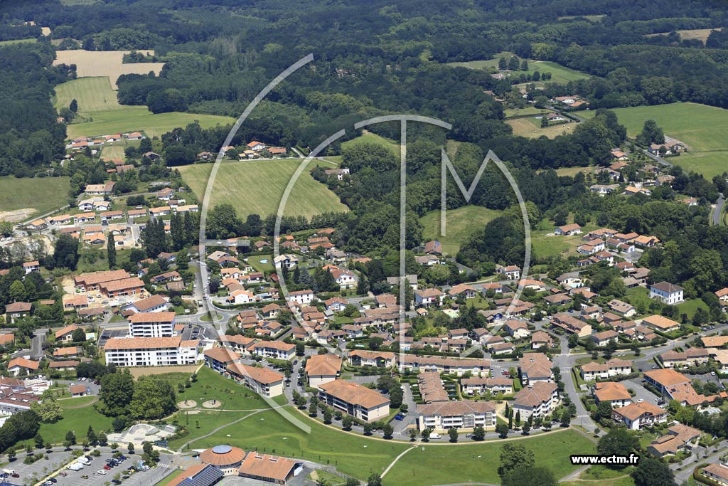 Photo arienne de Saint-Martin-de-Seignanx