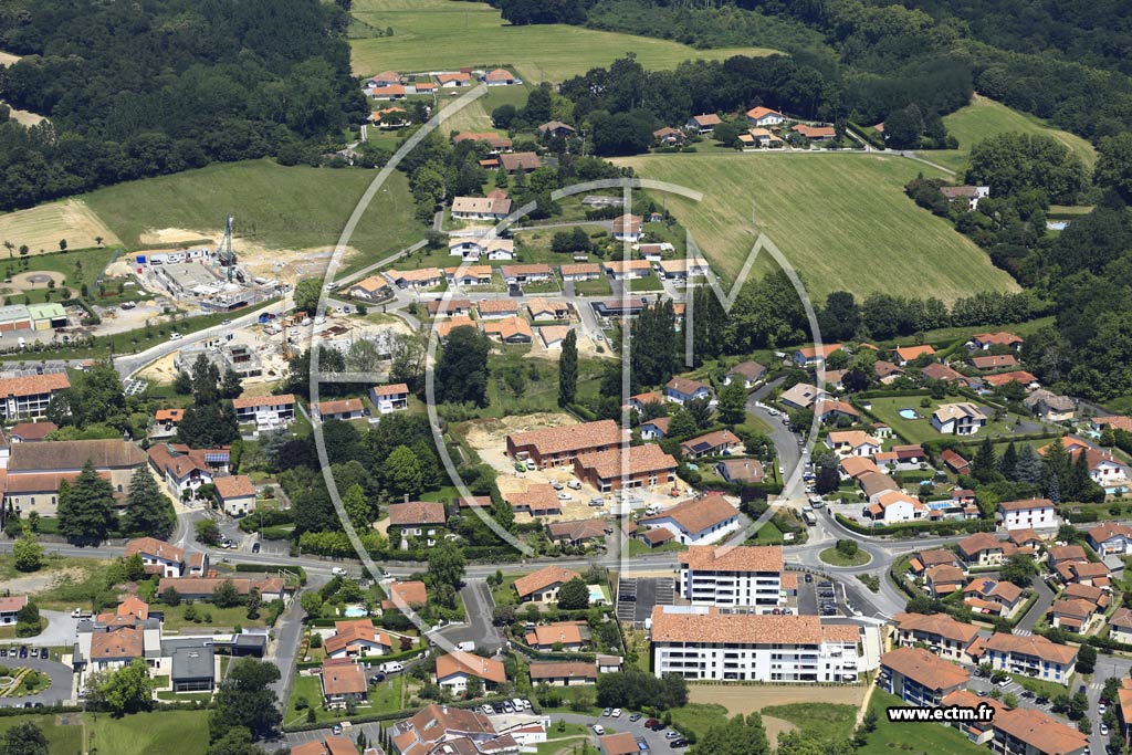 Photo arienne de Saint-Martin-de-Seignanx